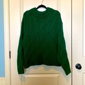 Emerald green sweater
